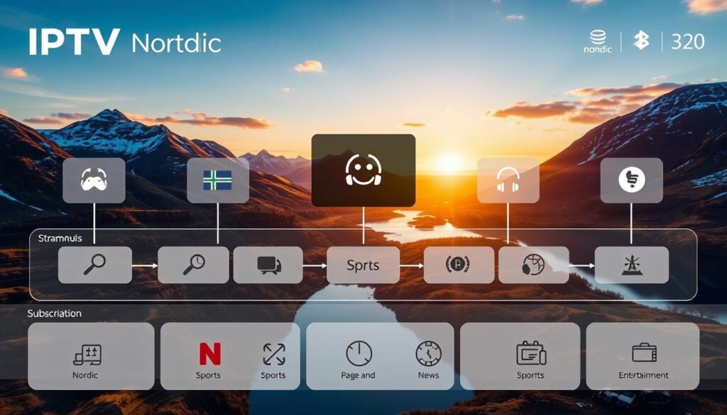 IPTV Nordic paketstruktur